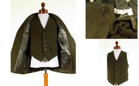 3 piece tweed suit