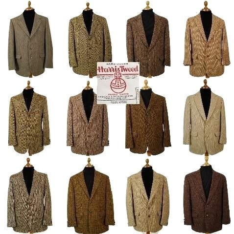 Brown Harris Tweed jackets