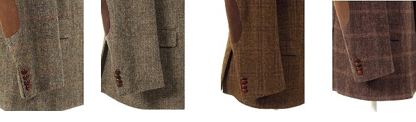 Brown Tweed Jacket With Elbow Patches