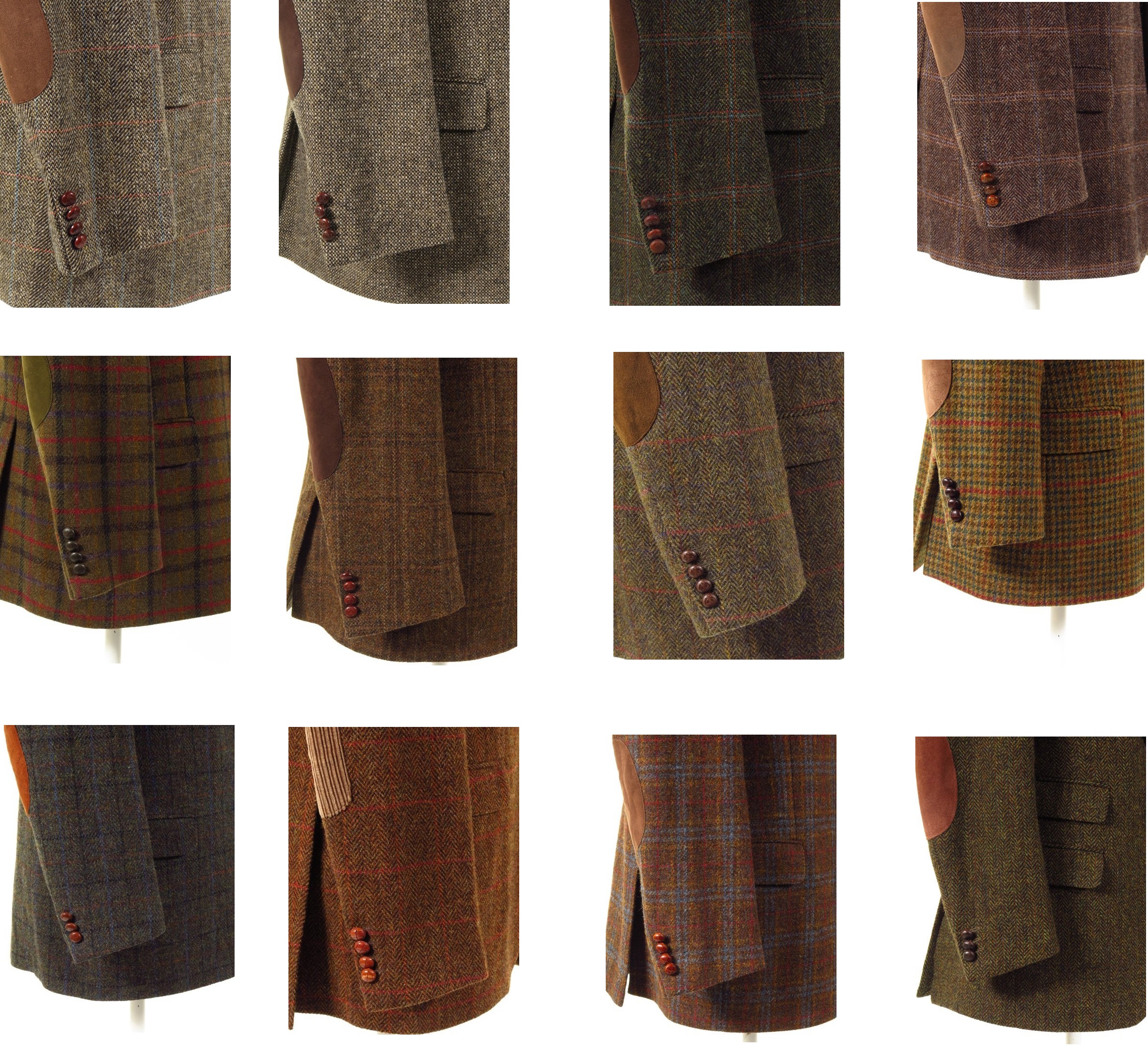 Harris Tweed Jacket Elbow Patches