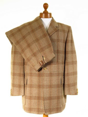 Norfolk tweed shooting suit